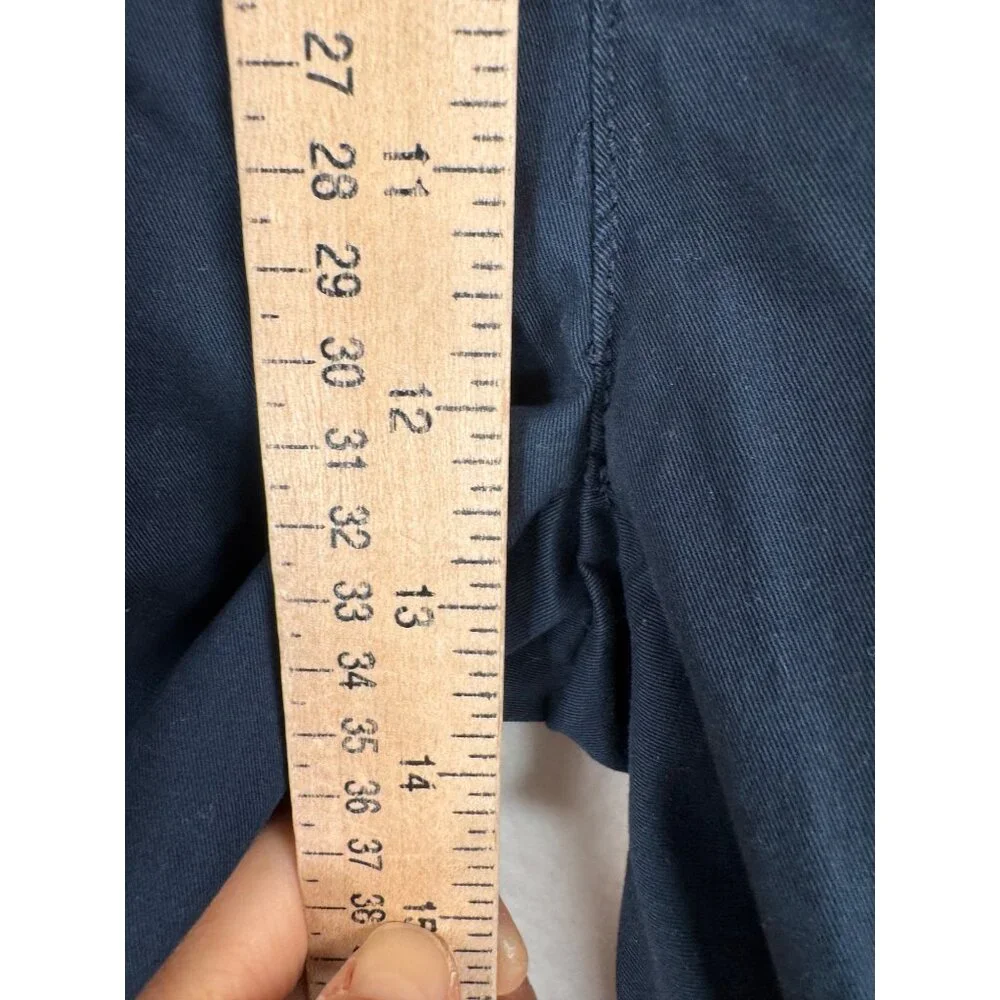 Polo Ralph Lauren High waist Pleated chino pants belted‎ navy 90s office sz 4